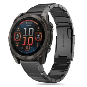 Tech-Protect SteelBand Bracelet for Garmin Fenix 5 / 6 / 6 PRO / 7 / 8 (47MM) / E - Blackeng