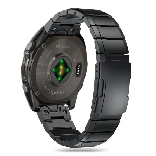 Tech-Protect SteelBand Bracelet for Garmin Fenix 5 / 6 / 6 PRO / 7 / 8 (47MM) / E - Blackeng