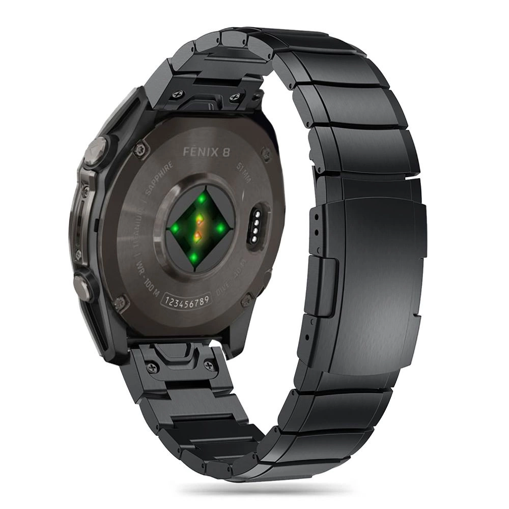 Tech-Protect SteelBand Bracelet for Garmin Fenix 5 / 6 / 6 PRO / 7 / 8 (47MM) / E - Blackeng