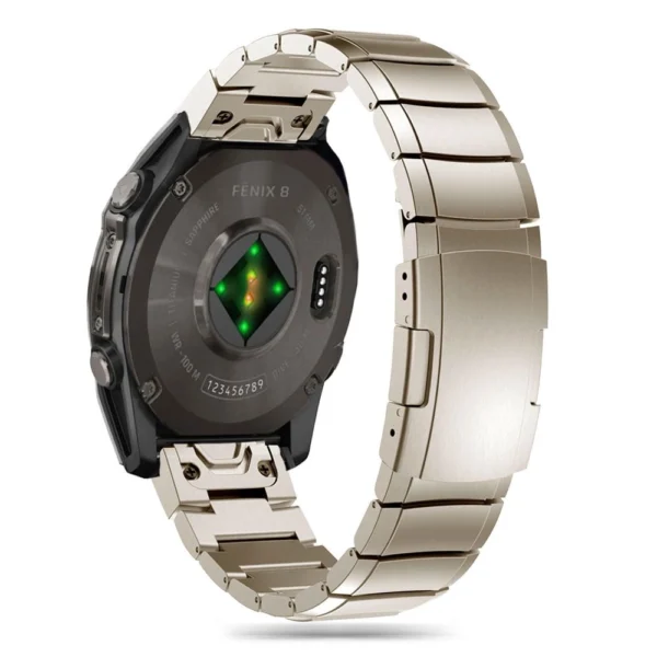 Tech-Protect SteelBand Bracelet for Garmin Fenix 5 / 6 / 6 PRO / 7 / 8 (47 MM) / E - Titaniumeng