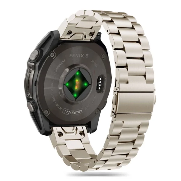 Tech-Protect Stainless Bracelet for Garmin Fenix 5 / 6 / 6 PRO / 7 / 8 (47 MM) / E - Titaniumeng