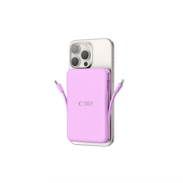 Tech-Protect PB31 MagSafe 10000mAH Power Bank - Purpleeng