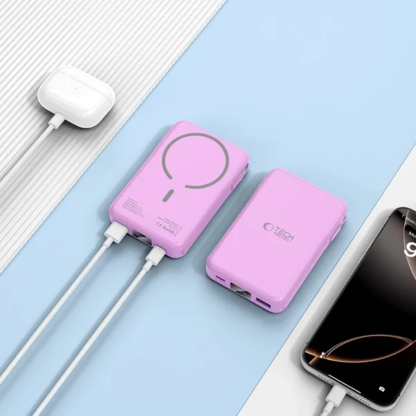 Tech-Protect PB31 MagSafe 10000mAH Power Bank - Purpleeng