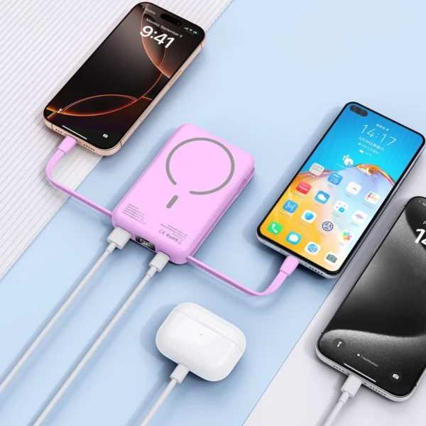 Tech-Protect PB31 MagSafe 10000mAH Power Bank - Purpleeng