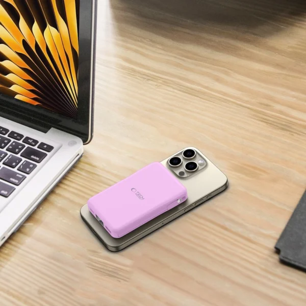Tech-Protect PB31 MagSafe 10000mAH Power Bank - Purpleeng