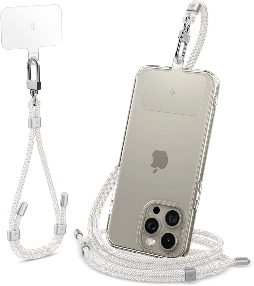 Spigen Universal Set Lanyard and Pendant - Whiteeng