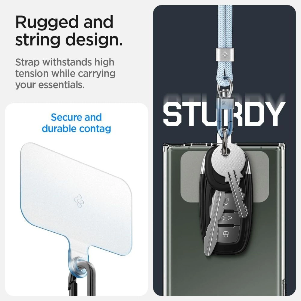 Spigen Universal Set Lanyard and Pendant - Blueeng