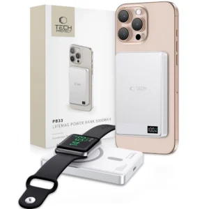 Powerbank Tech-Protect PB33 LifeMag MagSafe 5000mAH - silvereng