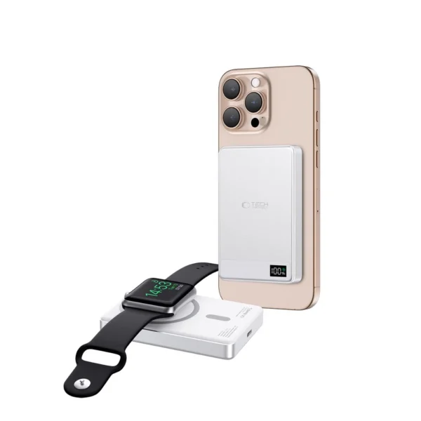 Powerbank Tech-Protect PB33 LifeMag MagSafe 5000mAH - silvereng