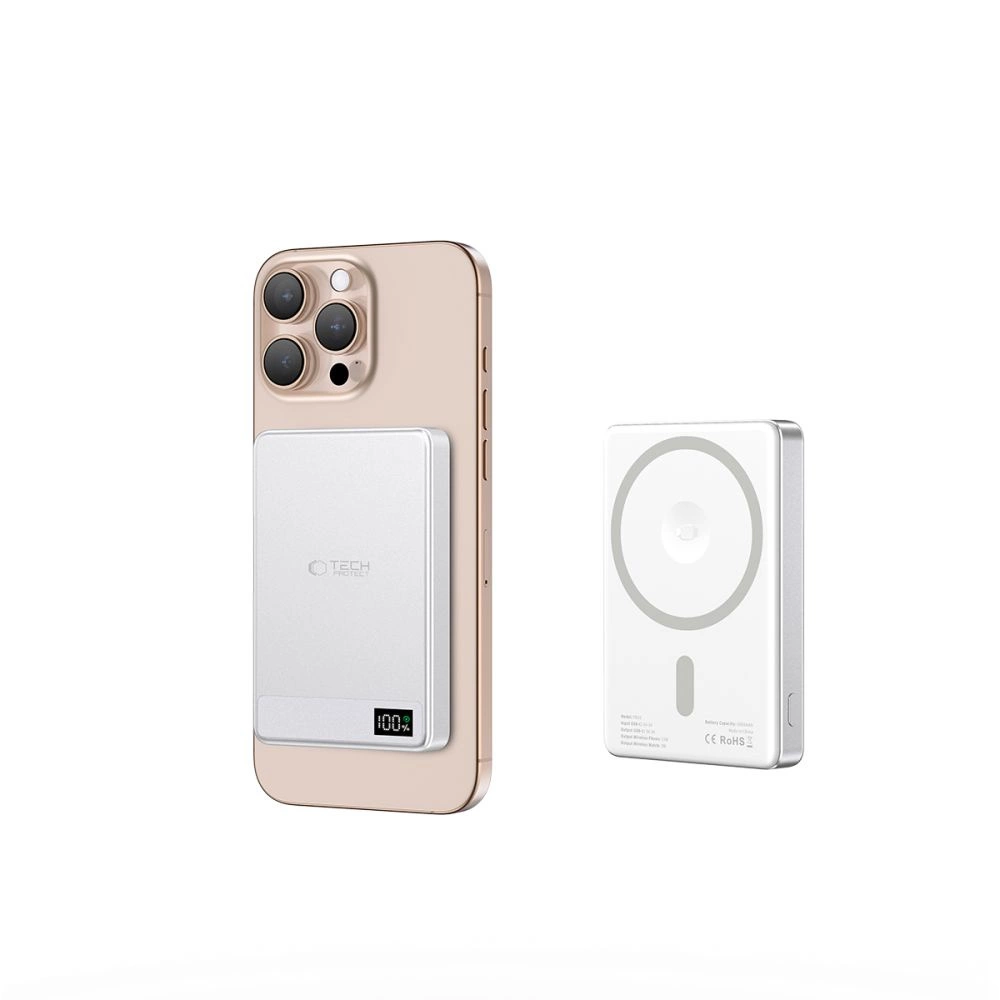 Powerbank Tech-Protect PB33 LifeMag MagSafe 5000mAH - silvereng