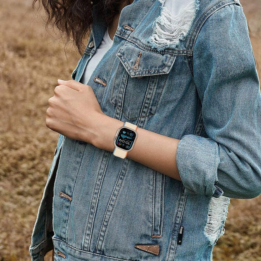 Tech-Protect Nylon Apple Watch Strap 40/41/42mm Beigeeng