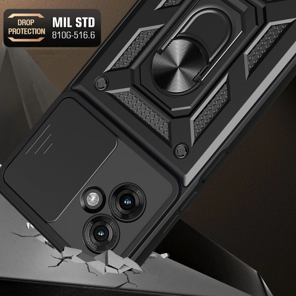 Tech-Protect CamShield Pro Case for Motorola Moto G55 5G - Blackeng
