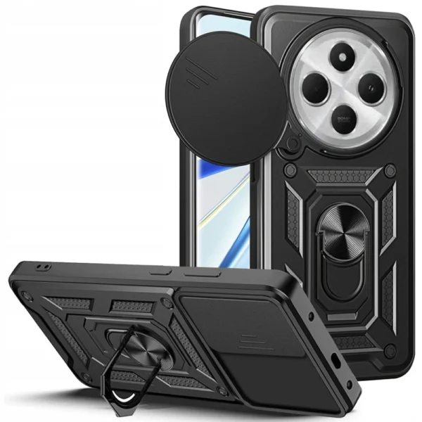 Tech-Protect CamShield Pro Case for Xiaomi Redmi 14C / Poco C75 - Blackeng