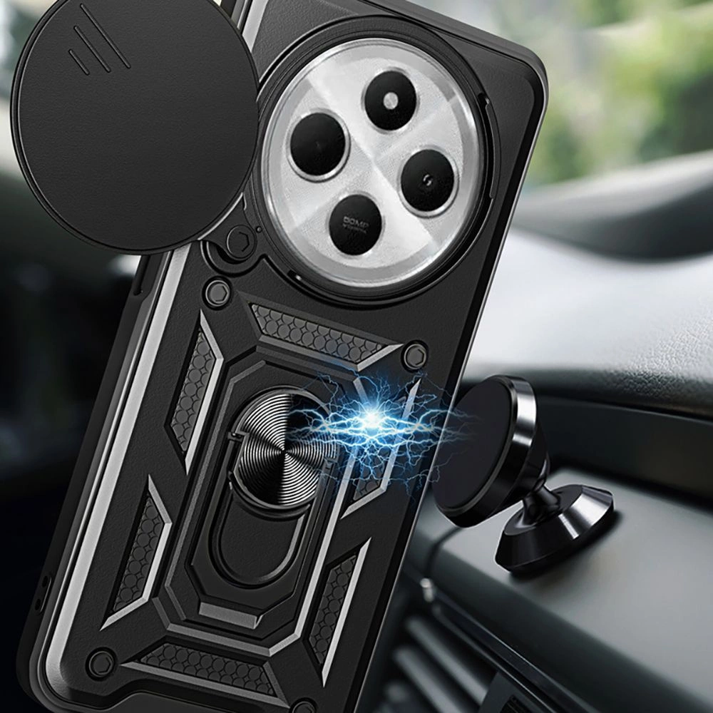 Tech-Protect CamShield Pro Case for Xiaomi Redmi 14C / Poco C75 - Blackeng