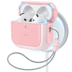 ESR Orbit Halolock MagSafe case for AirPods 4 - pinkeng
