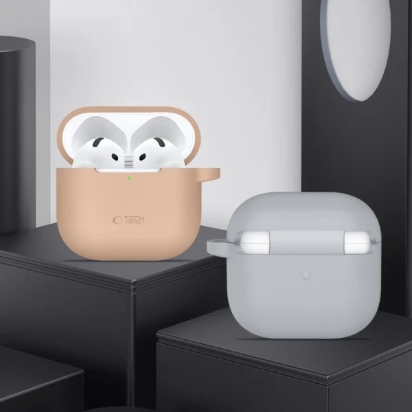 Tech-Protect Silicone Hook Case for AirPods 4 - Greeneng