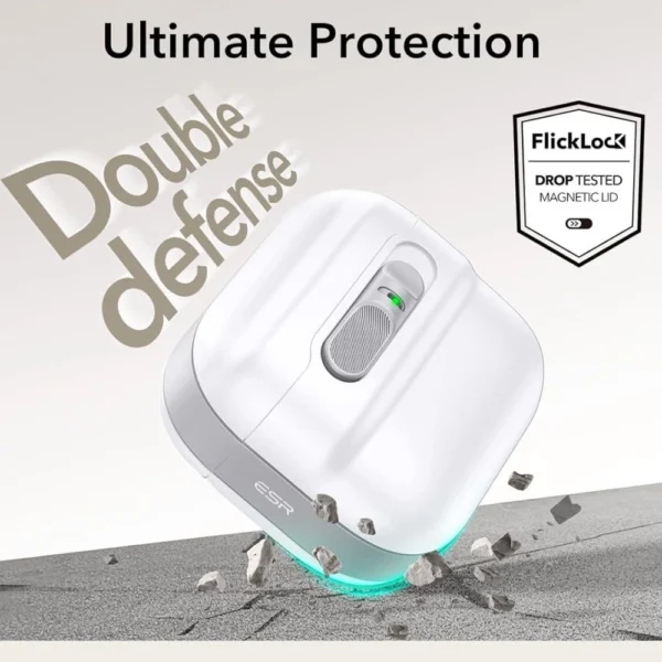 ESR Pulse Halolock Magsafe Case for AirPods 4 - Whiteeng