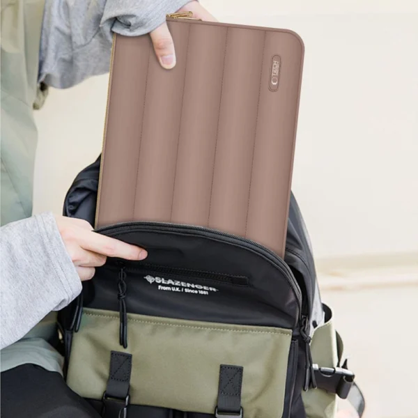 Tech-Protect Puffy 13-14" Laptop Bag - Browneng