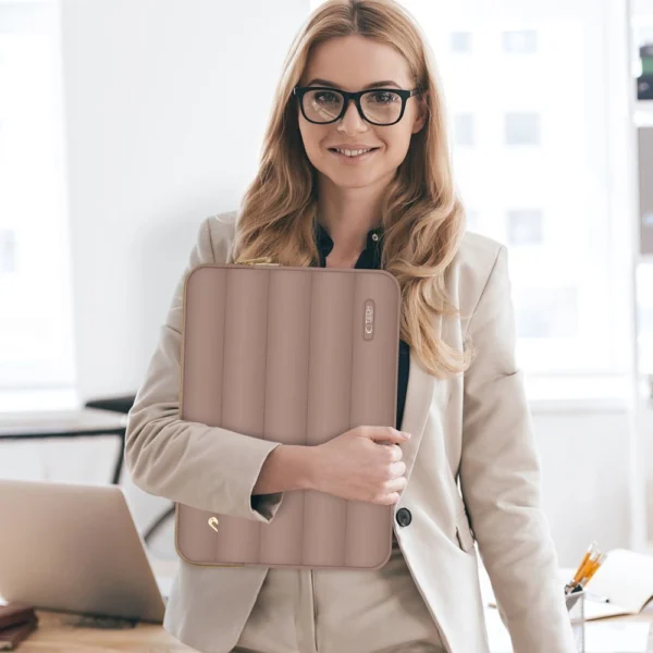 Tech-Protect Puffy 13-14" Laptop Bag - Browneng