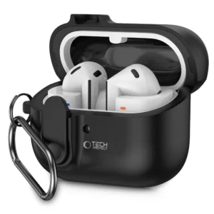 Tech-Protect Slim Hook Case for Samsung Galaxy Buds 3 / 3 Pro - Blackeng