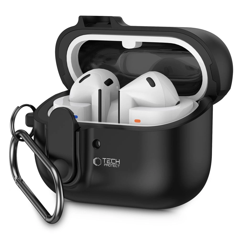 Tech-Protect Slim Hook Case for Samsung Galaxy Buds 3 / 3 Pro - Blackeng