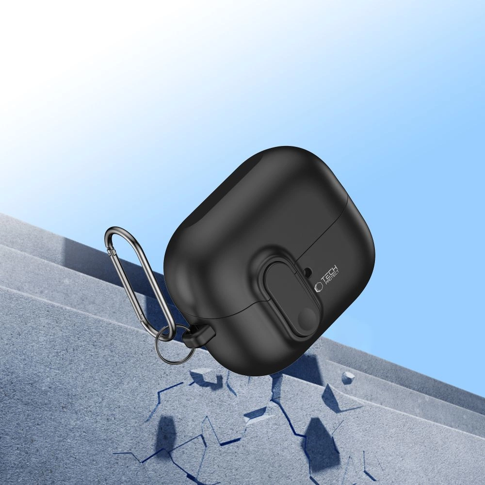 Tech-Protect Slim Hook Case for Samsung Galaxy Buds 3 / 3 Pro - Blackeng