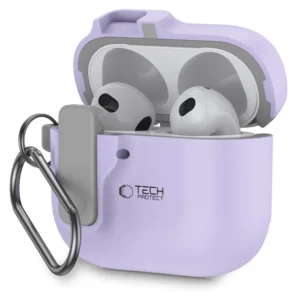 Tech-Protect Slim Hook Case for AirPods 4 - Purpleeng