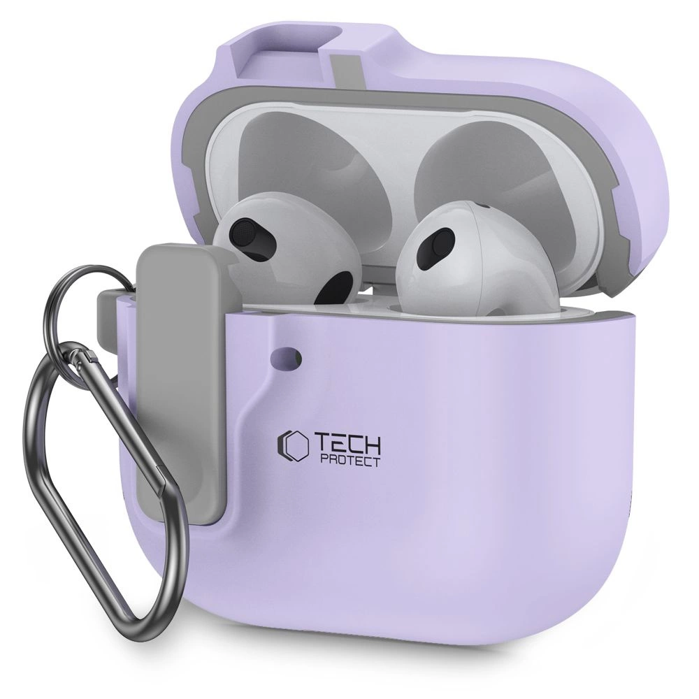 Tech-Protect Slim Hook Case for AirPods 4 - Purpleeng