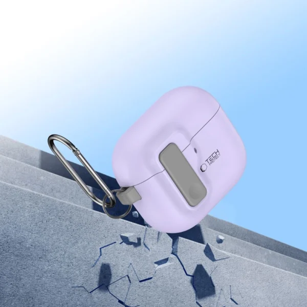Tech-Protect Slim Hook Case for AirPods 4 - Purpleeng
