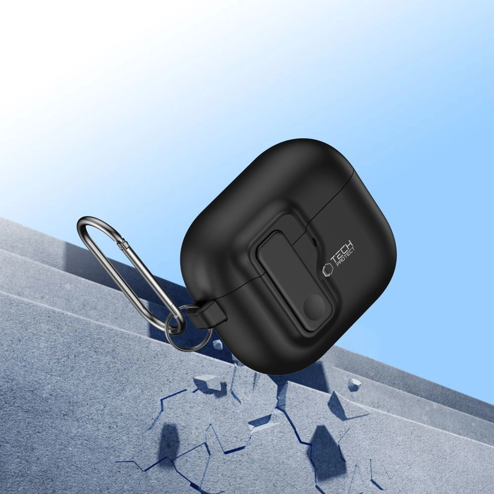 Tech-Protect Slim Hook Case for AirPods 4 - Blackeng