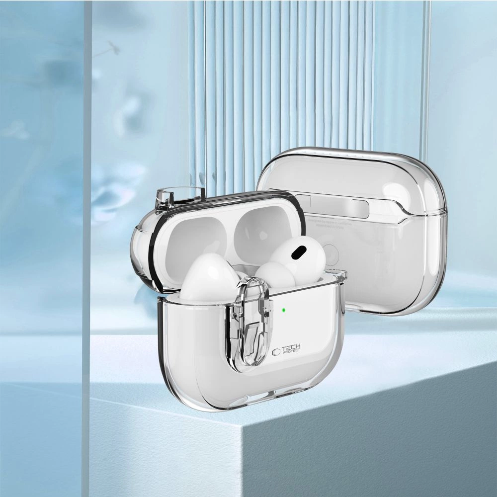 Tech-Protect Slim Hook Case for AirPods 1 / 2 - Cleareng