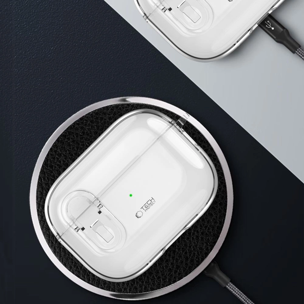 Tech-Protect Slim Hook Case for AirPods 1 / 2 - Cleareng