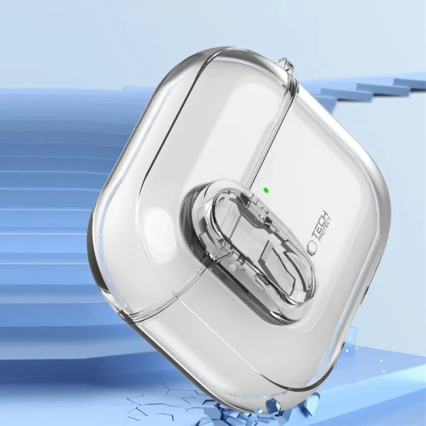 Tech-Protect Slim Hook Case for AirPods 4 - Cleareng
