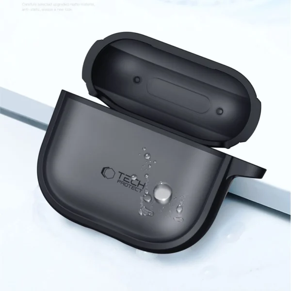 Tech-Protect Slim Hook Case for AirPods 4 - Blackeng