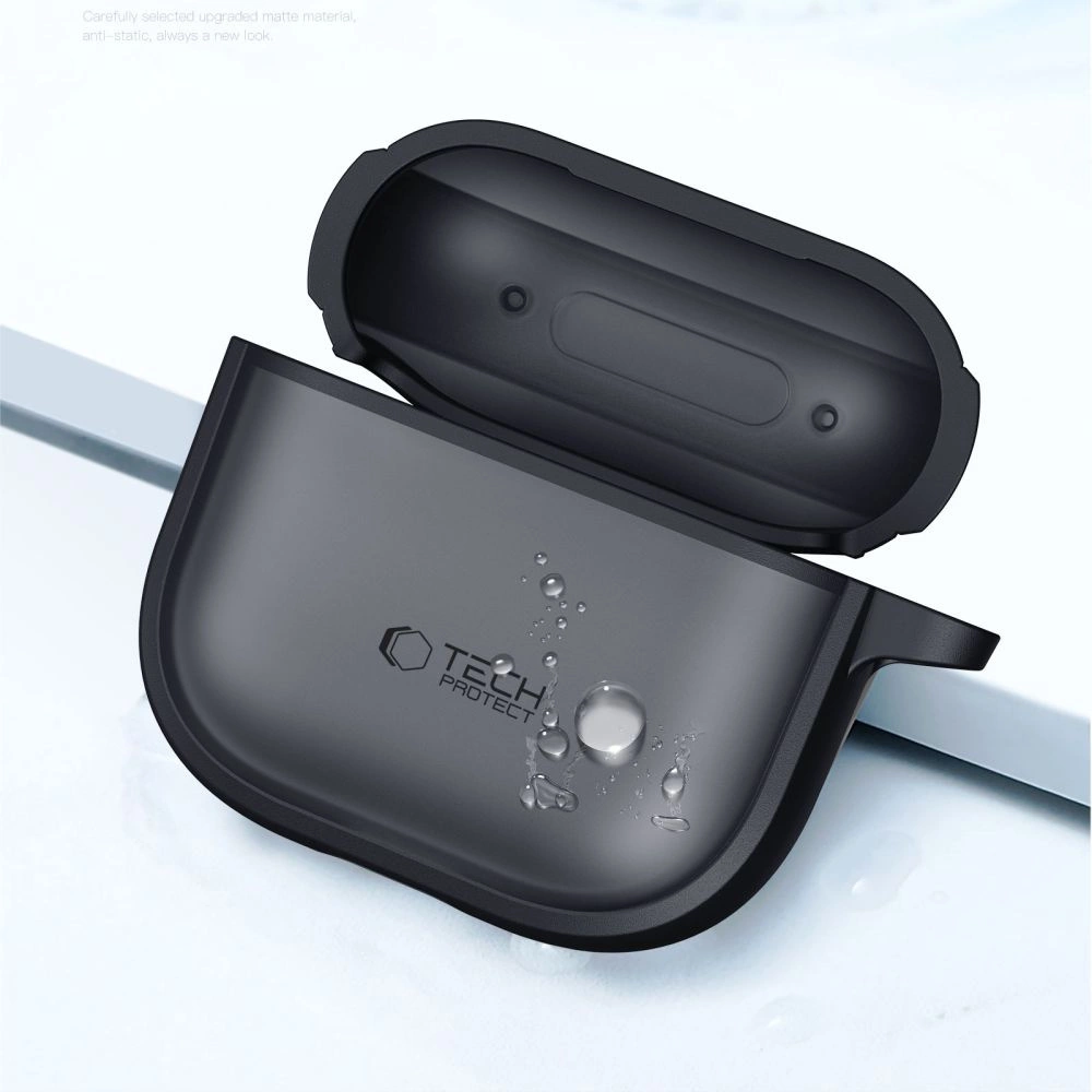 Tech-Protect Slim Hook Case for AirPods 4 - Blackeng