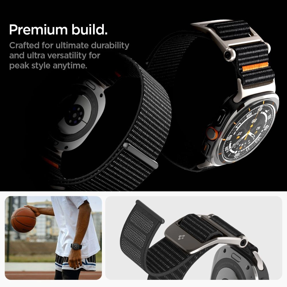 Spigen DuraPro Strap for Samsung Galaxy Watch Ultra 47mm - Blackeng