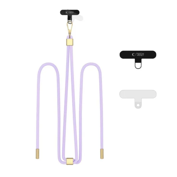 Tech-Protect C2S Rope Crossbody Strap Leash - Purpleeng