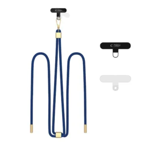 Tech-Protect C2S Rope Crossbody Strap Leash - Navy Blueeng
