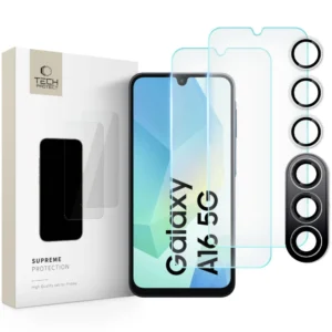 Tech-Protect Supreme Set Tempered Glass for Samsung Galaxy A16 4G / 5G - Transparenteng