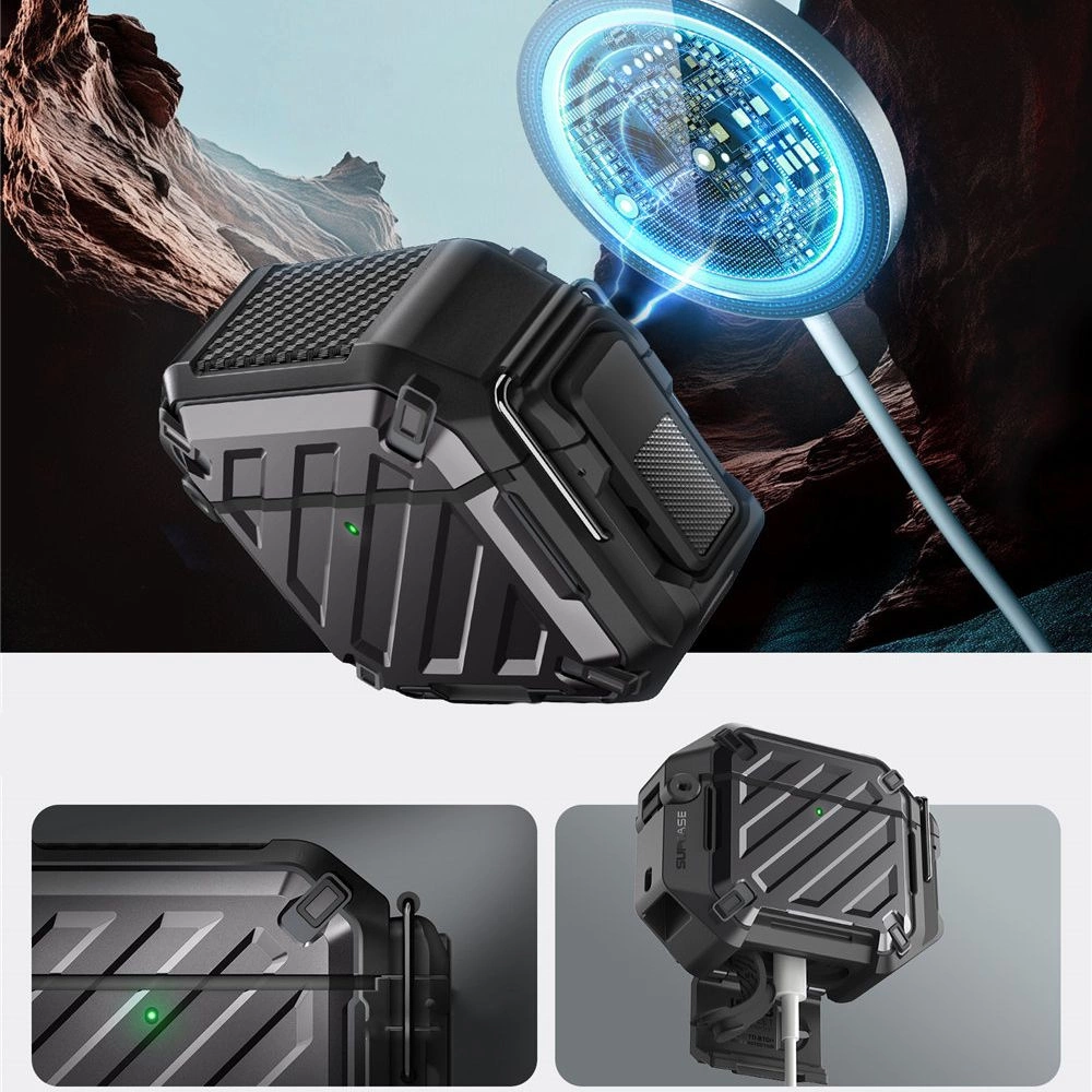 Supcase Unicorn Beetle Pro Case for AirPods 4 - Blackeng