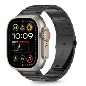 Tech-Protect Stainless Bracelet for Apple Watch 44 / 45 / 46 / 49 mm - Blackeng