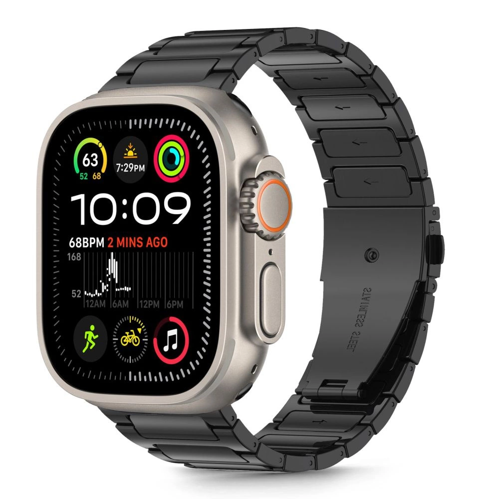 Tech-Protect Stainless Bracelet for Apple Watch 44 / 45 / 46 / 49 mm - Blackeng
