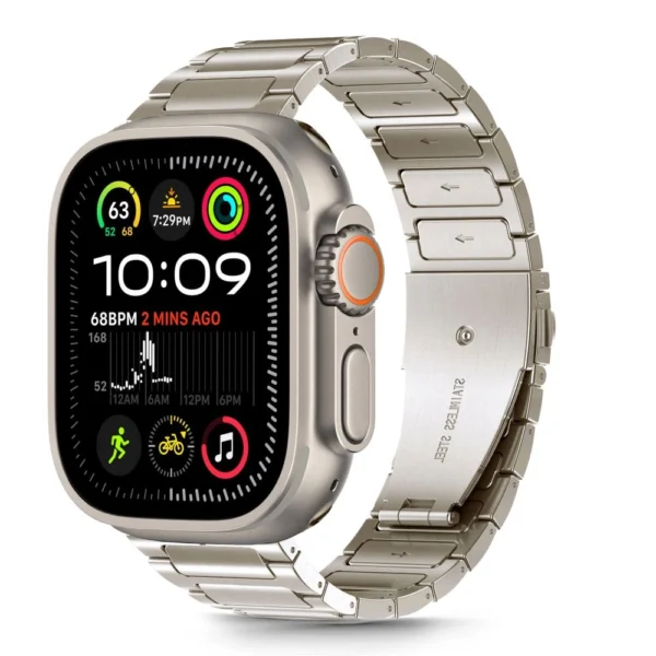 Tech-Protect Stainless Bracelet for Apple Watch 44 / 45 / 46 / 49 mm - titaniumeng