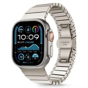 Tech-Protect LinkBand Bracelet for Apple Watch 44 / 45 / 46 / 49 mm - Titaniumeng