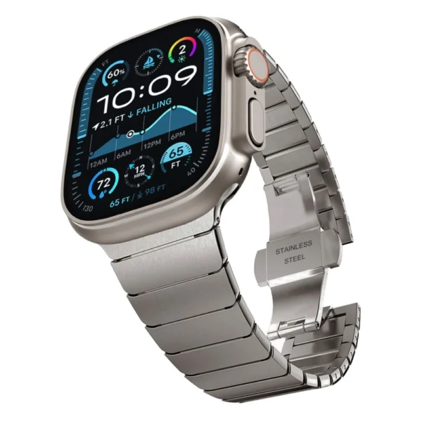 Tech-Protect LinkBand Bracelet for Apple Watch 44 / 45 / 46 / 49 mm - Titaniumeng