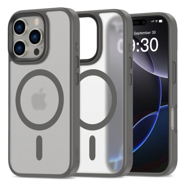 Tech-Protect MagMat MagSafe case for iPhone 16 Pro - titaniumeng