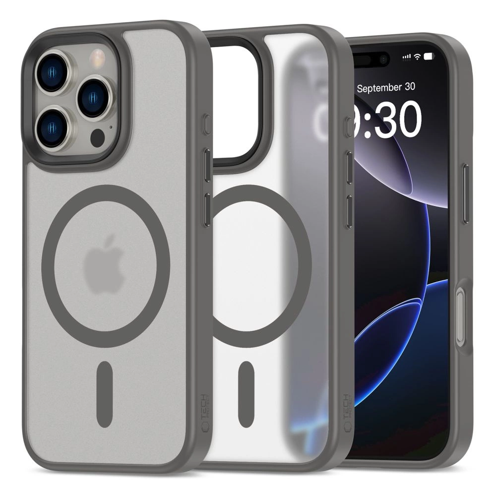 Tech-Protect MagMat MagSafe case for iPhone 16 Pro - titaniumeng