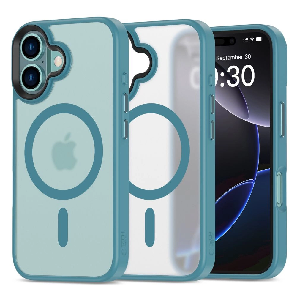 Tech-Protect MagMat MagSafe iPhone 16 Case - Blueeng