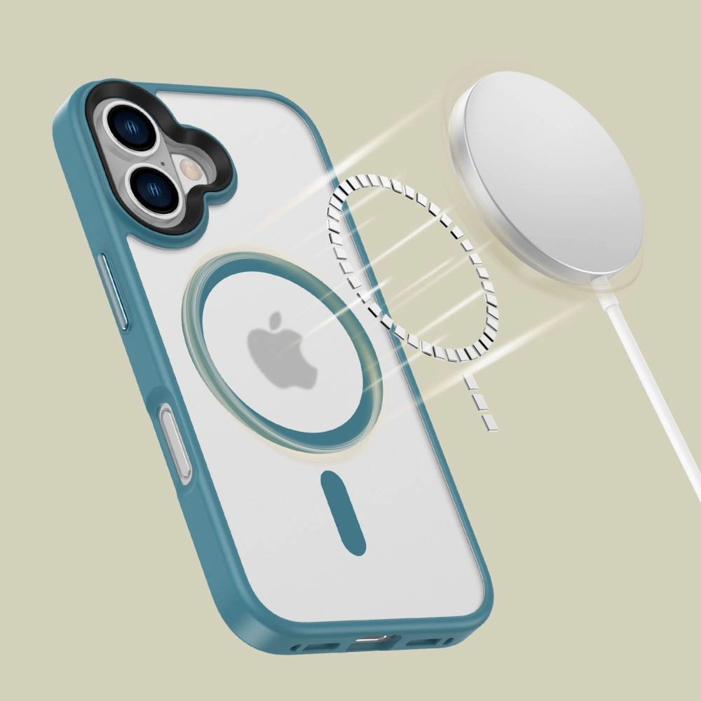 Tech-Protect MagMat MagSafe iPhone 16 Case - Blueeng
