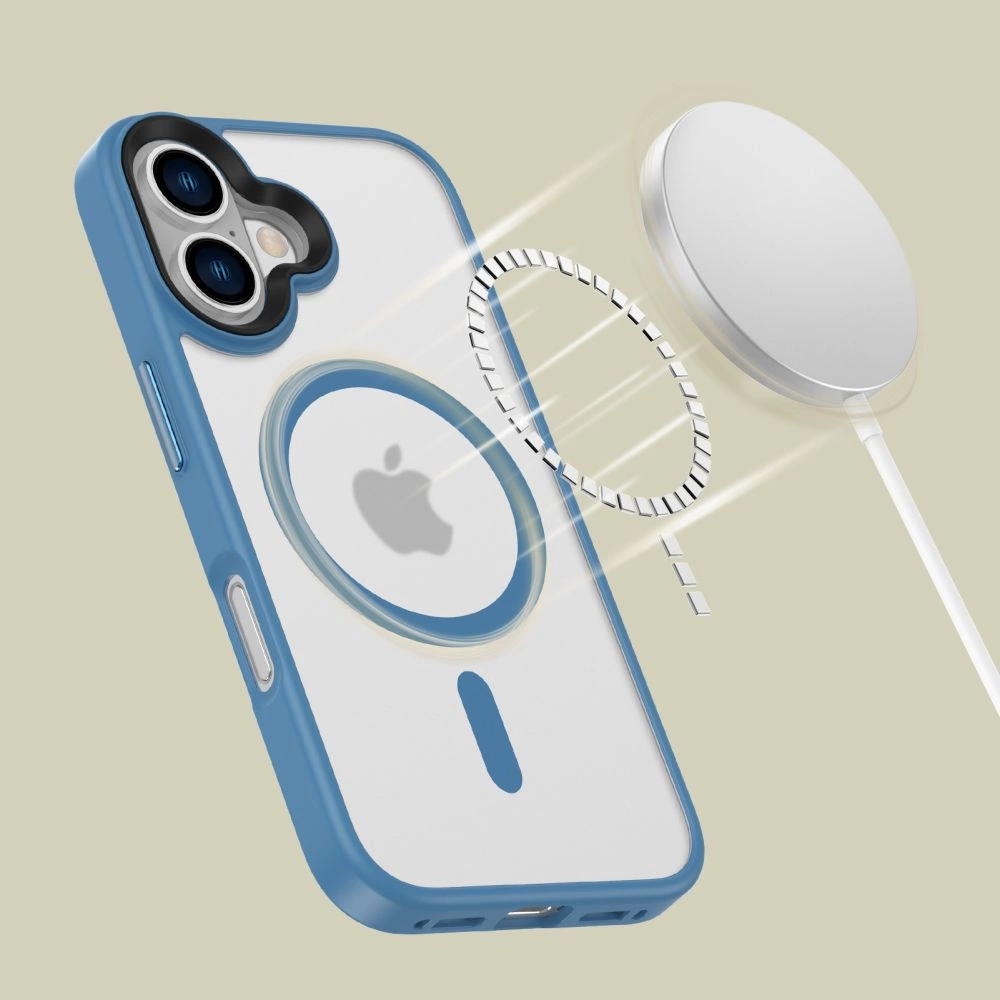 Tech-Protect MagMat MagSafe iPhone 16 Case - Blueeng